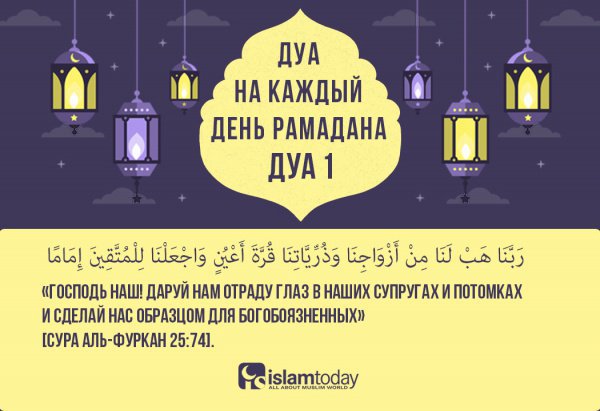 Дуа на каждый день Рамадана