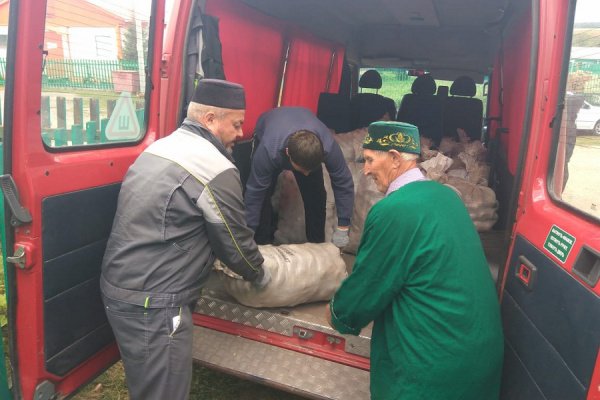 Мусульмане Татарстана собирают гушр-садаку. 