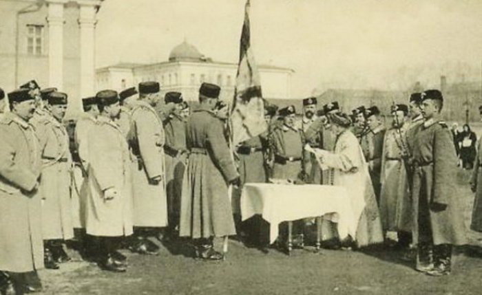 Присяга молодых солдат-мусульман.