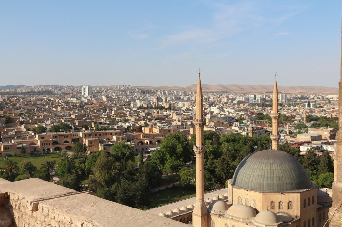 Вид на город и мечеть Мевлид-и Халиль